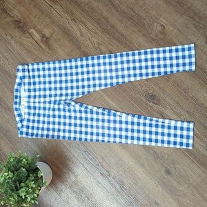 TUCKER + TATE Super Soft Leggings! Blue & White